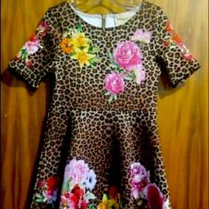 Hannah Banana leopard skater dress.